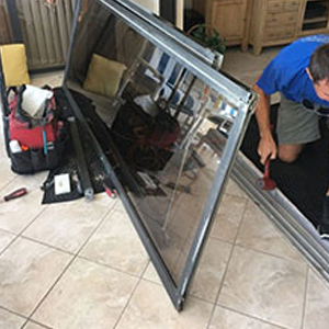 sliding glass door frame repair Norwalk